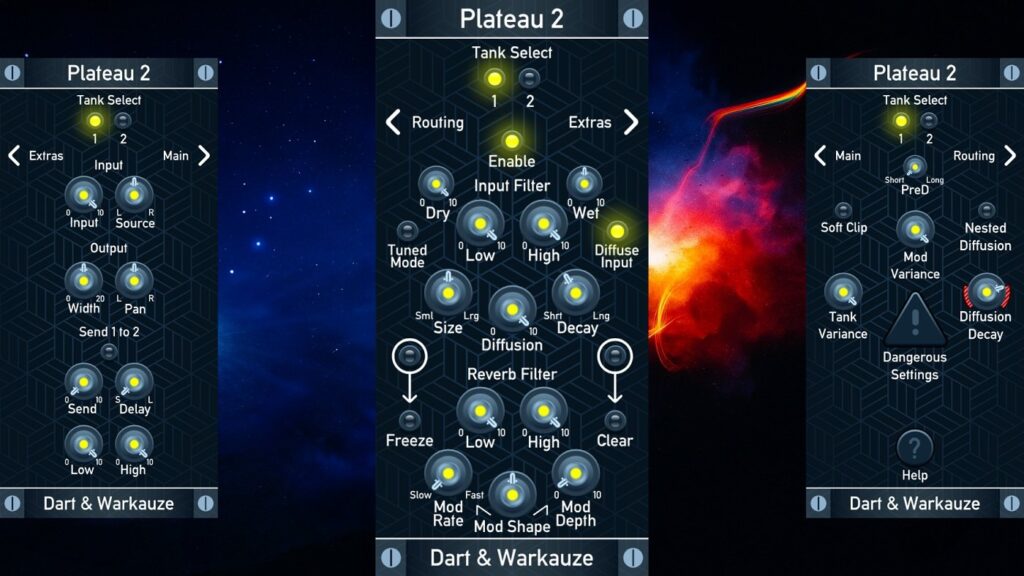 Dart Spark’s Plateau 2 is a New FREE Dual Tank Plate Reverb Plugin