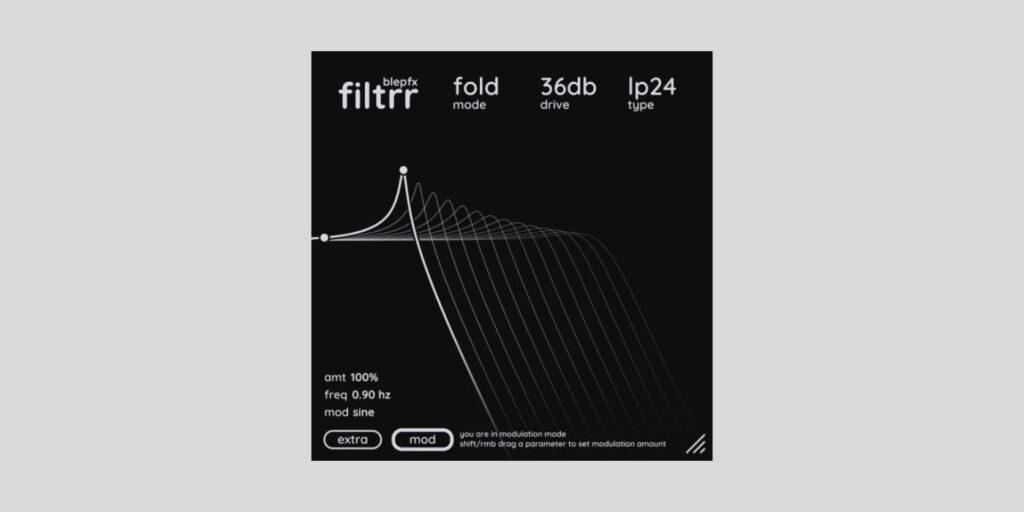 Get Filtrr, a versatile ladder filter and saturation plugin by BlepFX for FREE