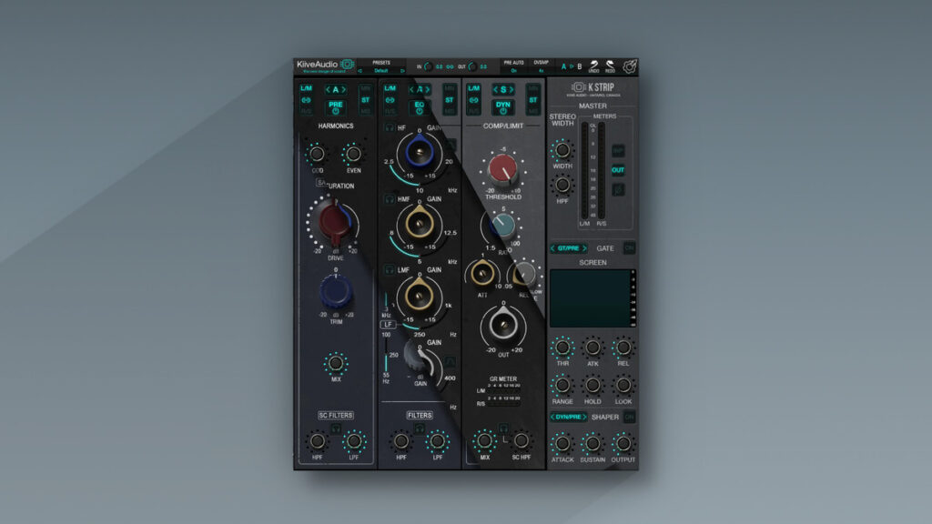KStrip modular channel strip effect plugin by Kiive Audio