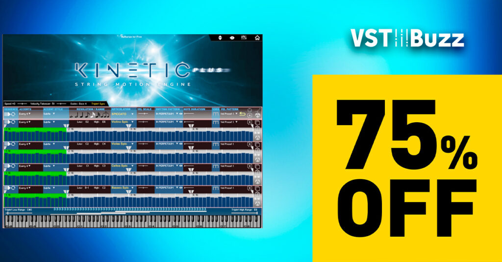 Kinetic Strings Plus by Kirk Hunter Studios on sale at 75% OFF