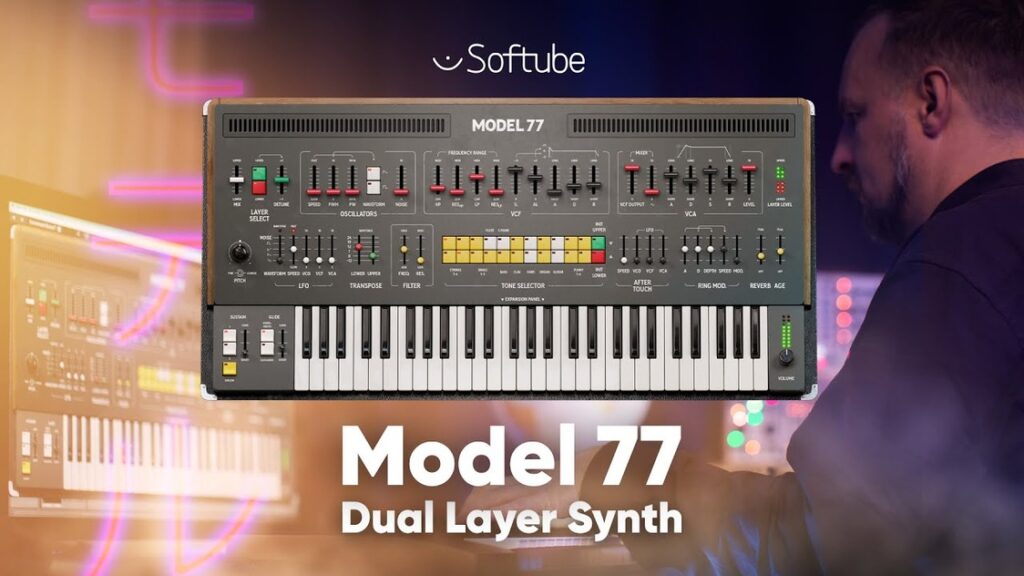 Save 50% on Model 77 Dual Layer Synth by Softube