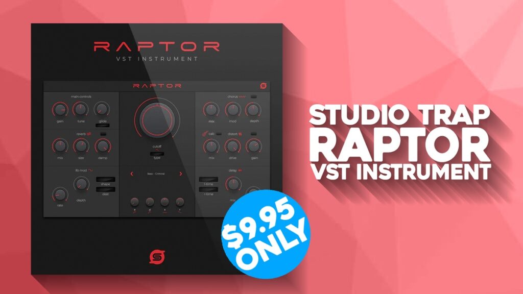 Save 67% on Raptor virtual instrument by Studio Trap