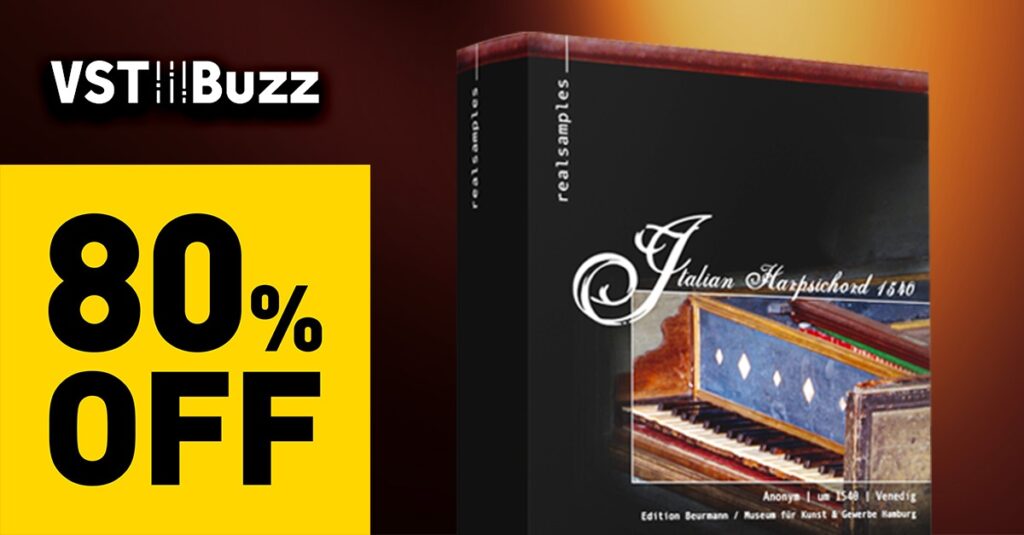 Save 80% on Italian Harpsichord 1540 by Realsamples