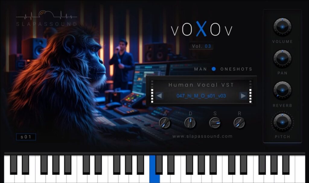 SlapAsSound releases VOXOV Vol.03 vocal VST instrument (FREE for limited time)