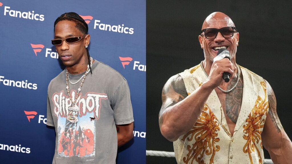 Travis Scott Could Be Coming To The WWE More Often, According To The Rock