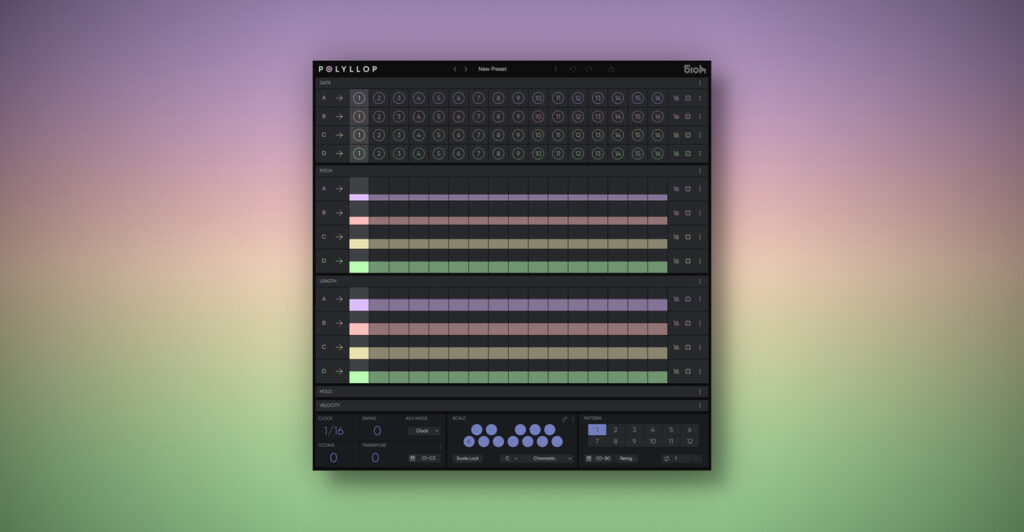 510k releases POLYLLOP polymetric MIDI sequencer plugin