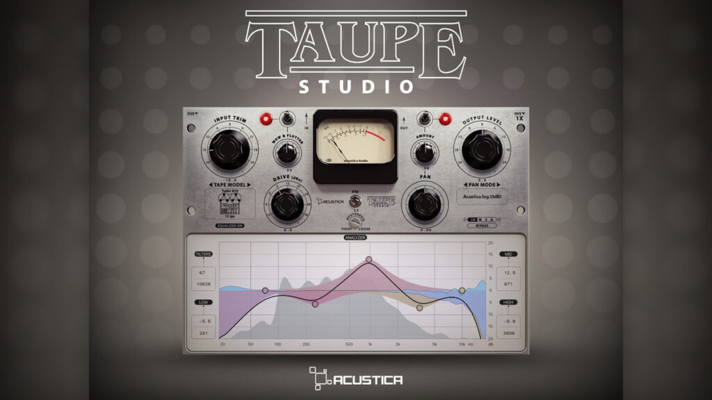 Acustica Audio releases Taupe Studio tape effect plugin