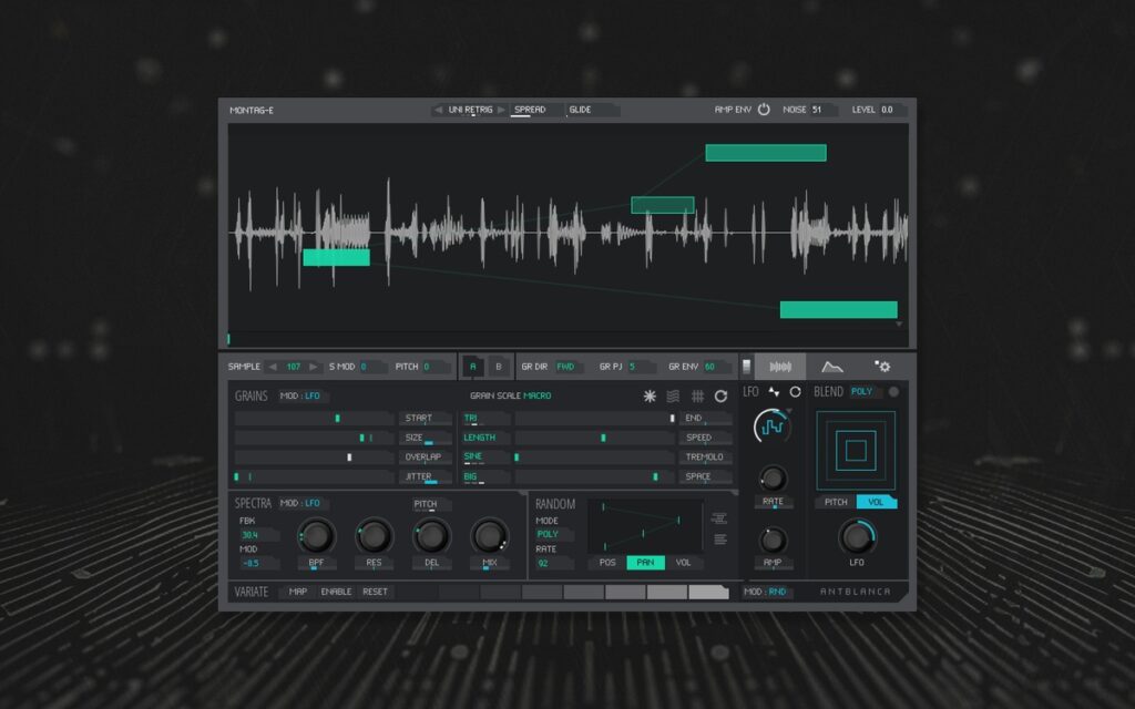 Antonio Blanca releases MONTAG-E granular sampler for Reaktor 6.5