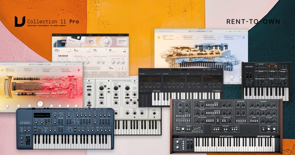 Arturia V Collection 11 now available with Splice's Rent-to-Own