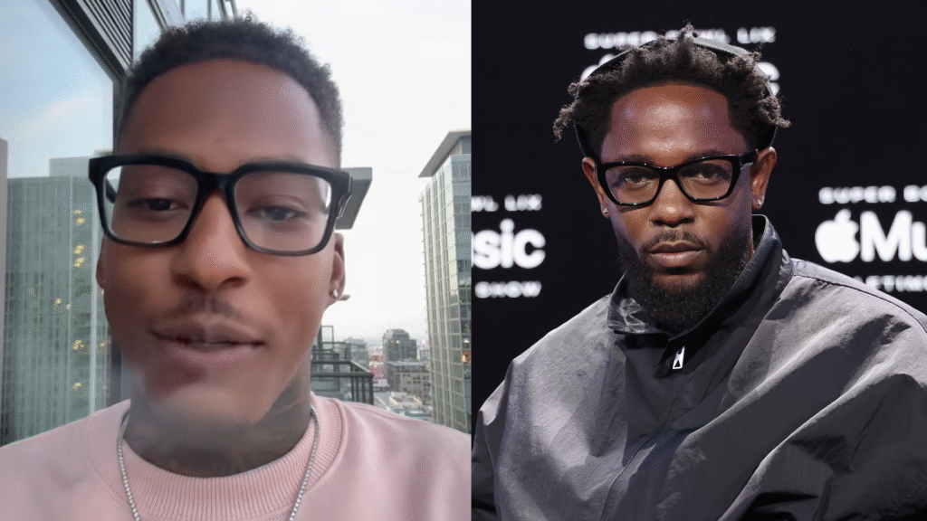 TikTok/Kendrick Lamar at the Super Bowl LIX Pregame + Apple Music Halftime Show Press Conference on February 06, 2025 in New Orleans, Louisiana.