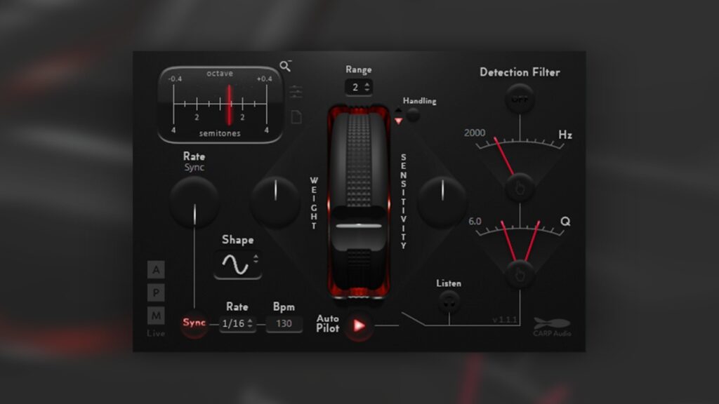 CARP Audio updates APM Live pitch modwheel plugin to v1.5.0