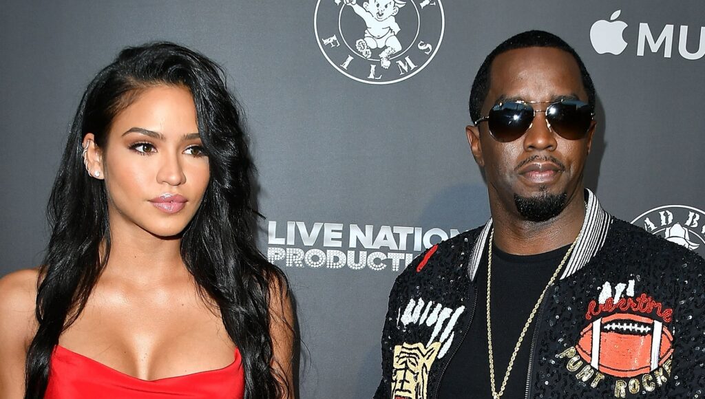 Cassie, Sean "Diddy" Combs arrive at the Los Angeles Premiere Of "Can't Stop Won't Stop" at Writers Guild of America, West on June 21, 2017 in Los Angeles, California.