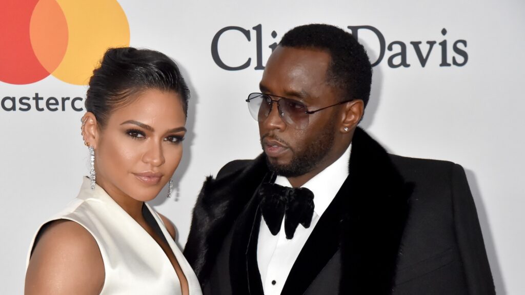 NEW YORK, NY - JANUARY 27: Cassie (L) and recording artist Sean "Diddy" Combs attend the Clive Davis and Recording Academy Pre-GRAMMY Gala and GRAMMY Salute to Industry Icons Honoring Jay-Z on January 27, 2018 in New York City.