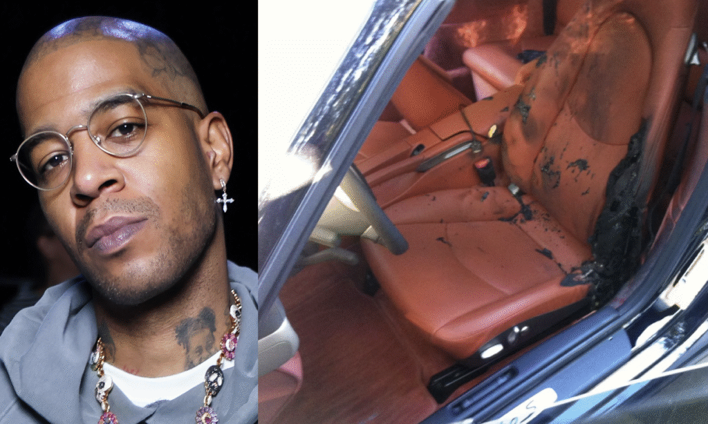 Kid Cudi Porsche fire