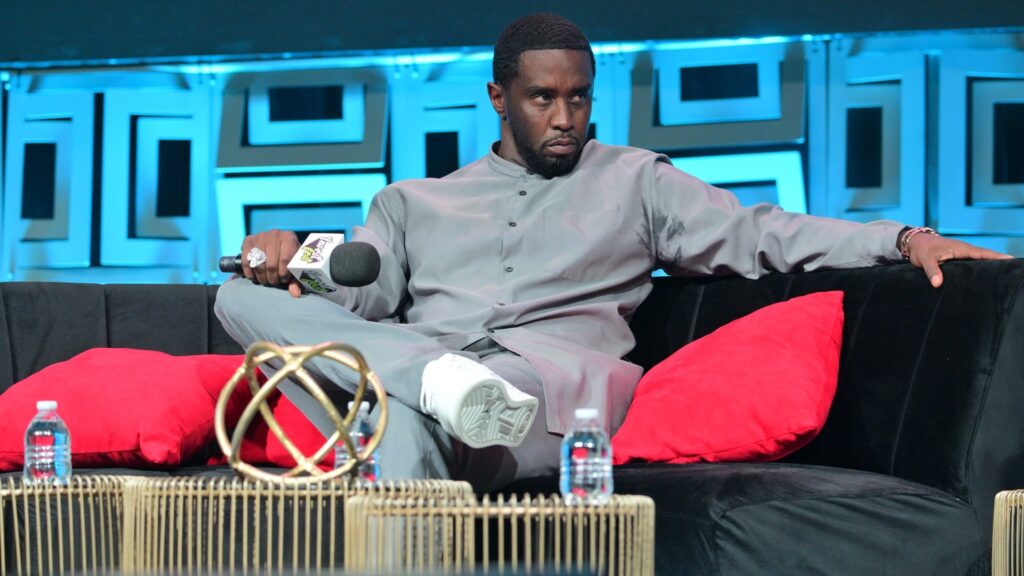 Sean Combs Onstage during Invest Fest 2023 at Georgia World Congress Center on August 26, 2023 in Atlanta, Georgia.