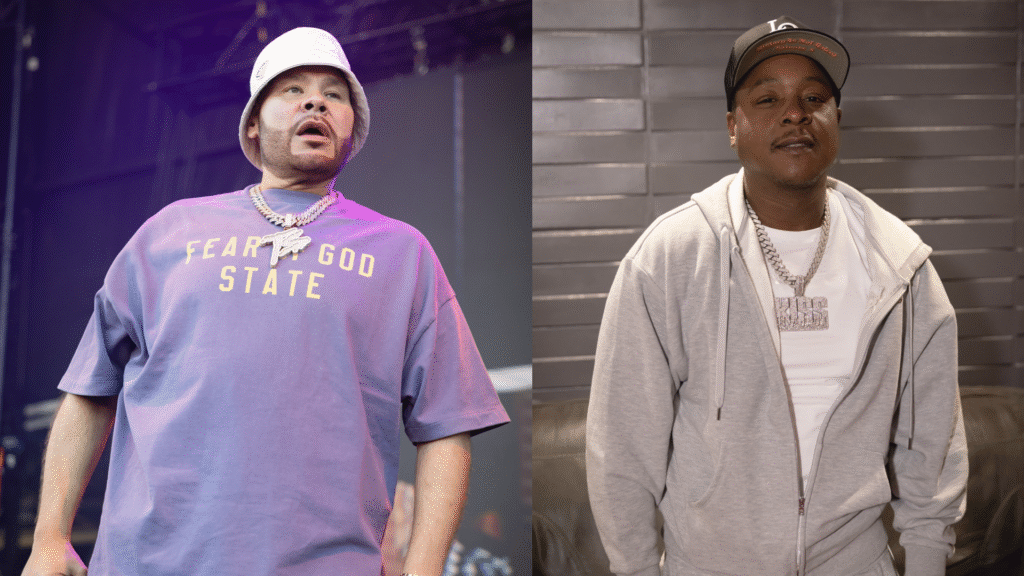 Fat Joe performs at Juicy Fest 2025 on January 15, 2025 in Perth, Australia/Jadakiss attends the recording of 2 Jews And 3 Black Dudes Podcast on May 01, 2025 in New York City.