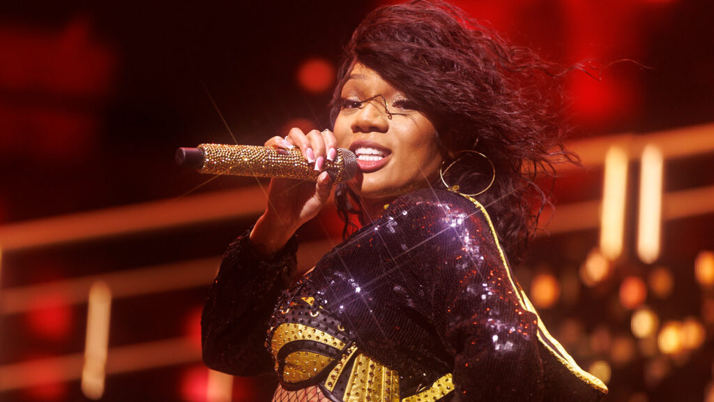 GloRilla at the 2025 Coachella Valley Music And Arts Festival on April 18, 2025 in Indio, California.