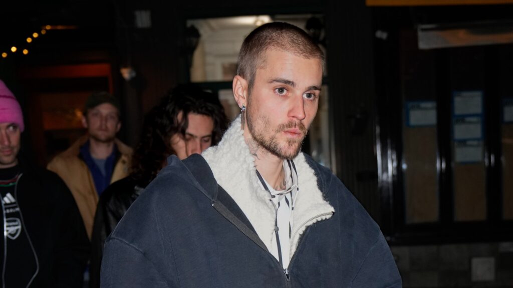 NEW YORK, NY - JANUARY 30: Justin Bieber is seen on January 30, 2025 in New York City.