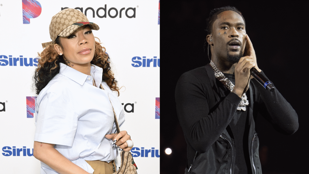 Keyshia Cole Says She Doesn’t Want to Remove Hunxho Tatto… Keyshia Cole pays a visit to SiriusXM Studios on April 17, 2025 in Los Angeles, California.