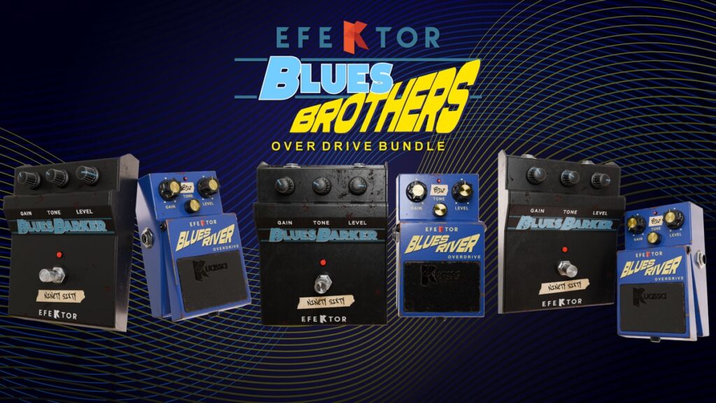 Kuassa releases Efektor Blues Barker & Blues River overdrive effects