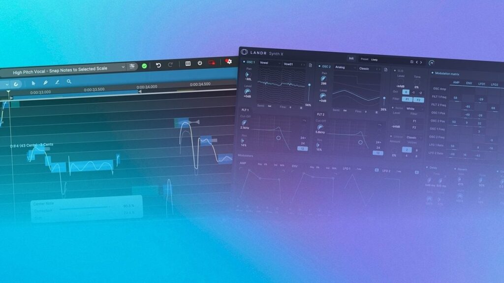 LANDR announces Synth X and RePitch Elements plugin giveaway