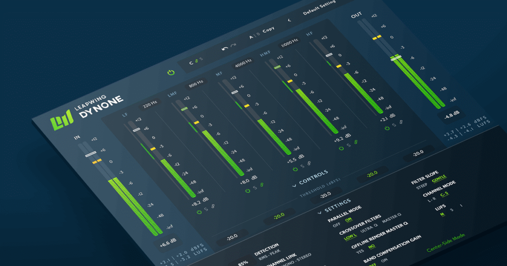 Leapwing Audio DynOne multiband compressor on sale for $119 USD