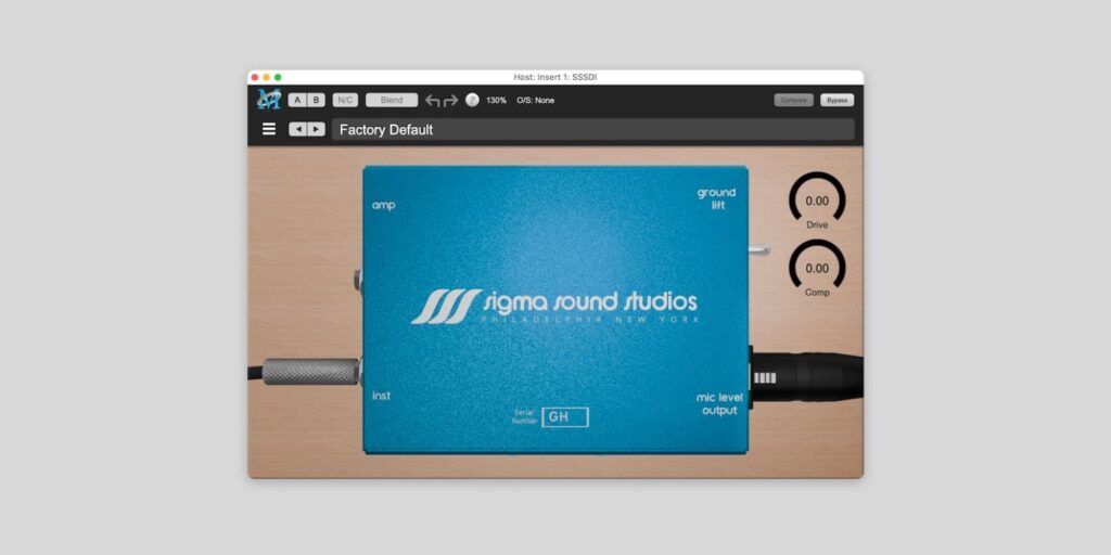 Make Believe Studios’s Philly DI is a FREE DI Box Emulation Plugin for Old School Tones