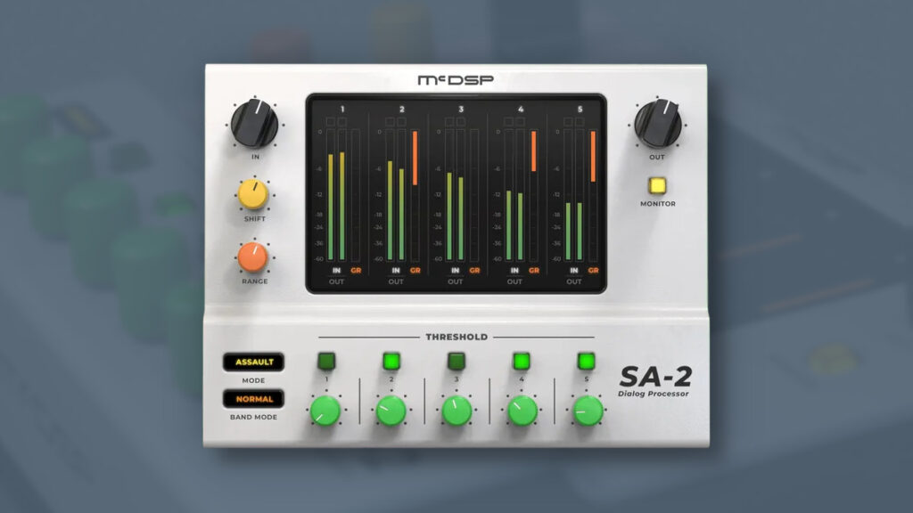McDSP SA-2 Dialog Processor plugin on sale for $79 USD