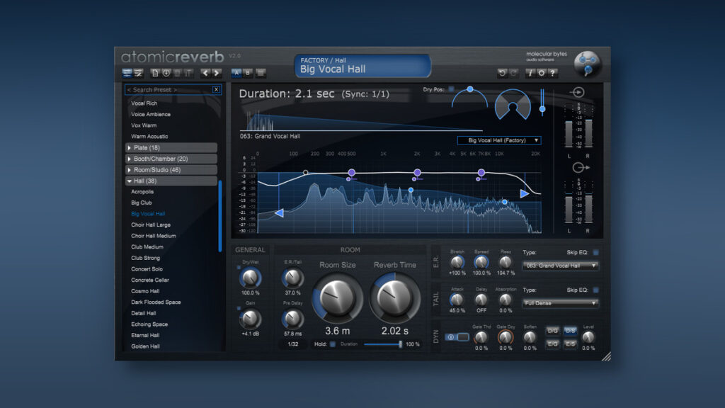 MolecularBytes releases AtomicReverb 2 algorithmic reverb plugin MolecularBytes releases AtomicReverb 2 algorithmic reverb plugin