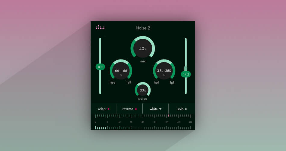 Noize 2 noise generator plugin by Denise on sale for $19 USD Noize 2 noise generator plugin by Denise on sale for $19 USD