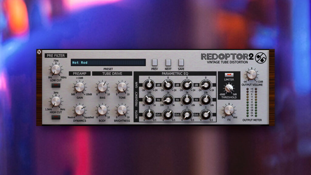 Save 30% on Redoptor 2 tube distortion plugin by D16 Group