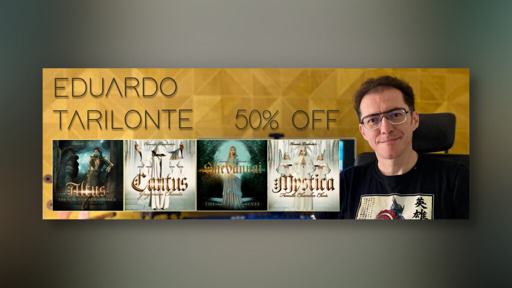 Save 50% on Eduardo Tarilonte’s vocal libraries at Best Service