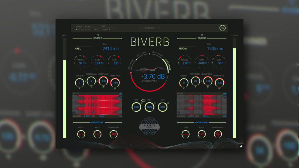 Save 60% on Biverb dual-reverb effect plugin by United Plugins
