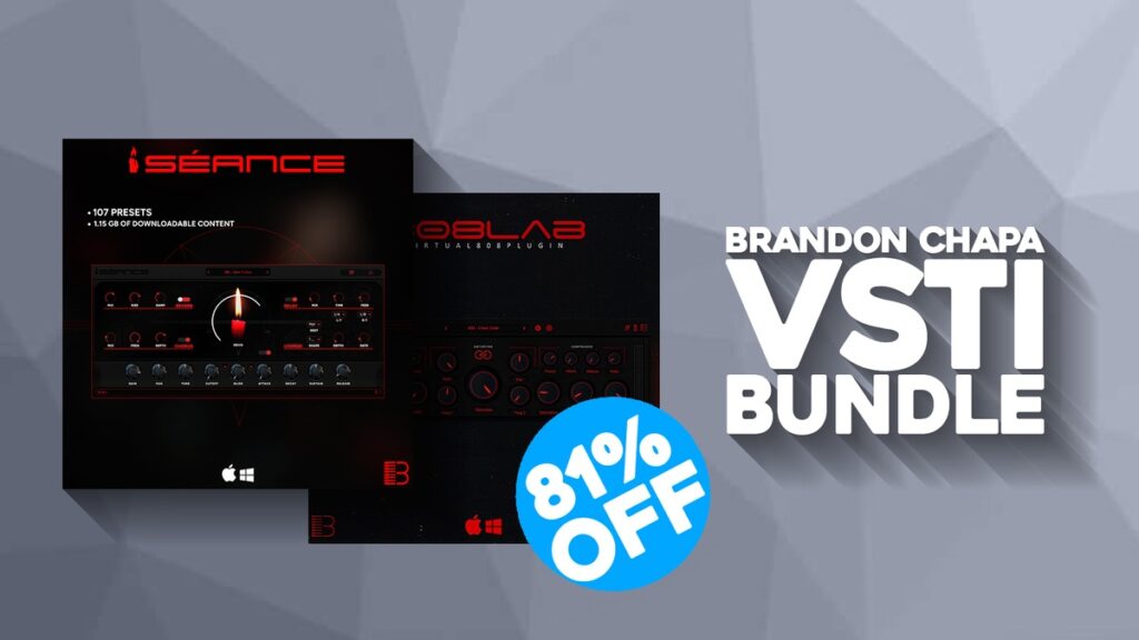 Save 81% on Seance & 808 Lab instrument plugins by Brandon Chapa Save 81% on Seance & 808 Lab instrument plugins by Brandon Chapa