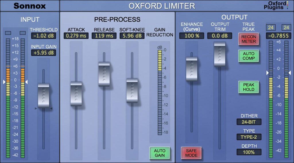 Save 85% on Sonnox Oxford Limiter effect plugin