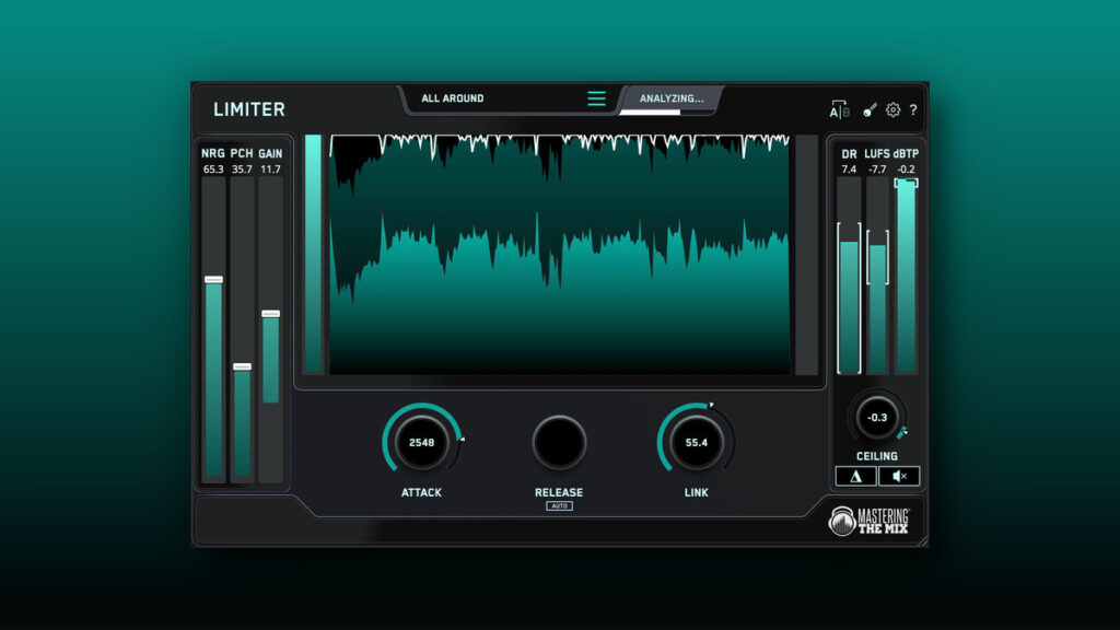Smart mastering limiter effect plugin by Mastering The Mix on sale for $10 USD