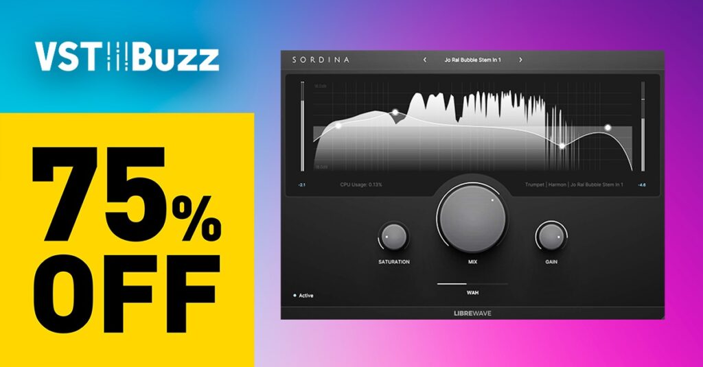 Sordina muted instrument emulator by Librewave on sale at 75% OFF