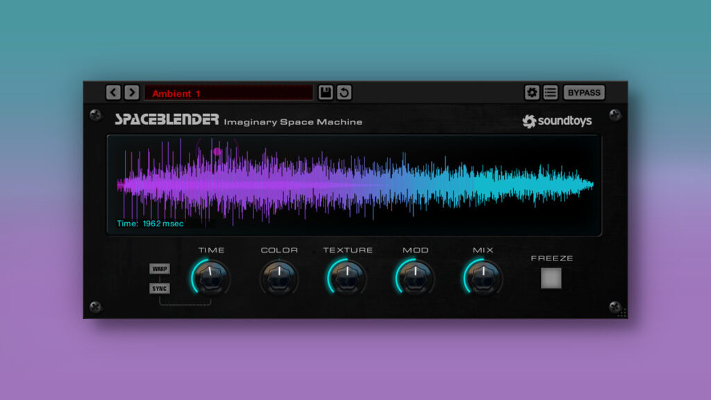 Soundtoys releases SpaceBlender space machine, FREE for a limited time