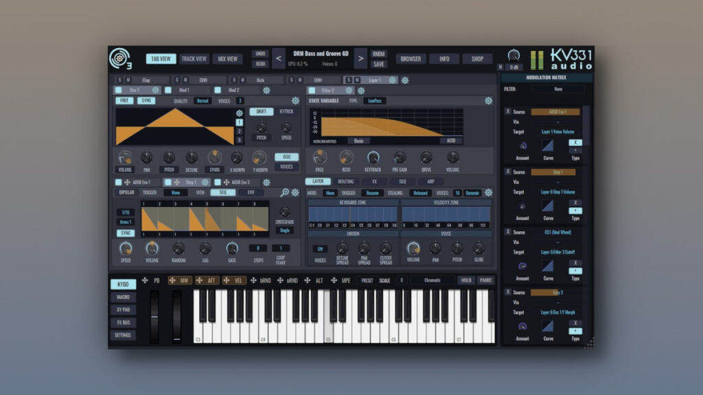 SynthMaster 3 semi-modular synthesizer on sale for $49 USD SynthMaster 3 semi-modular synthesizer on sale for $49 USD