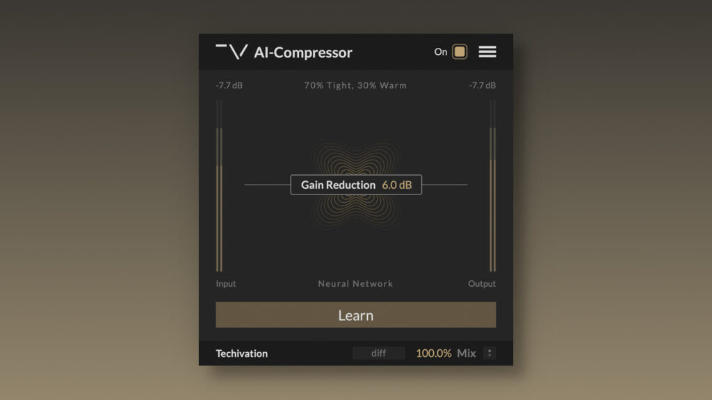 Techivation releases AI-Compressor intelligent dynamics processor