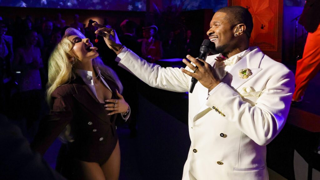 Usher and Sabrina Carpenter