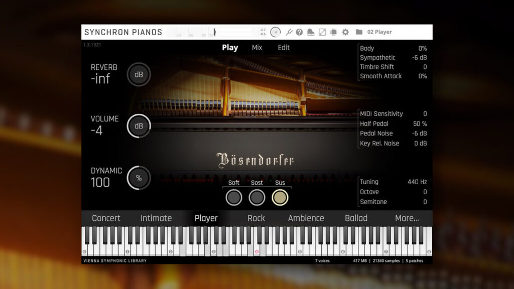 Vienna Symphonic Library releases Studio Bösendorfer Imperial