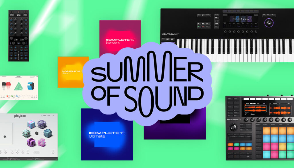 Welcome to Summer of Sound: save big on instruments, sounds, and hardware