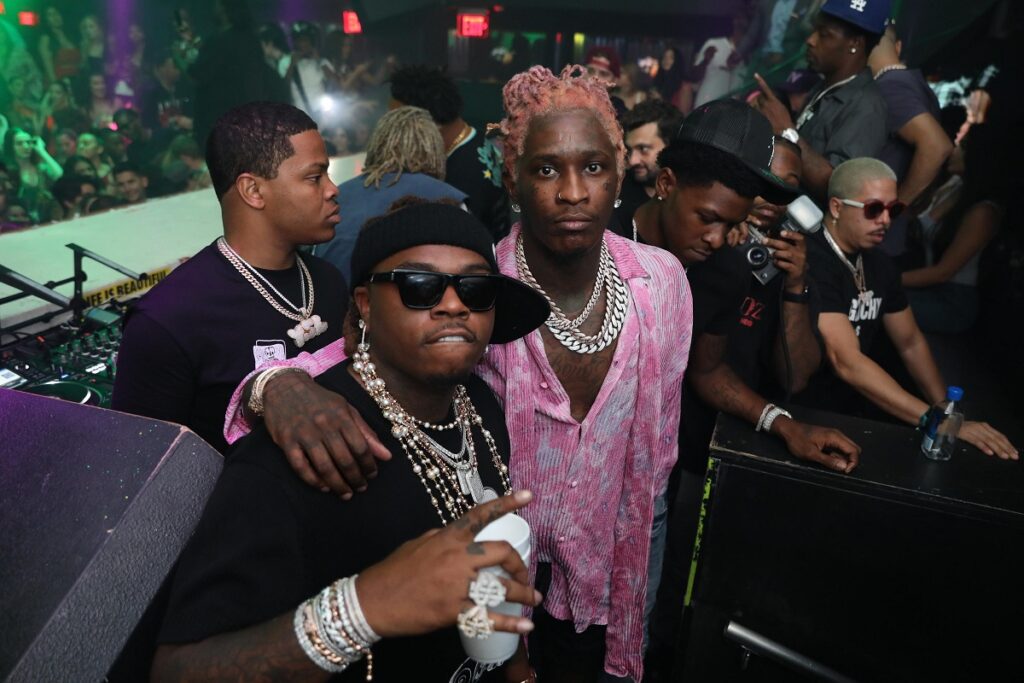 Young Thug Reacts After Gunna Covers Up YSL Tattoo Young Thug Reacts After Gunna Covers Up YSL Tattoo