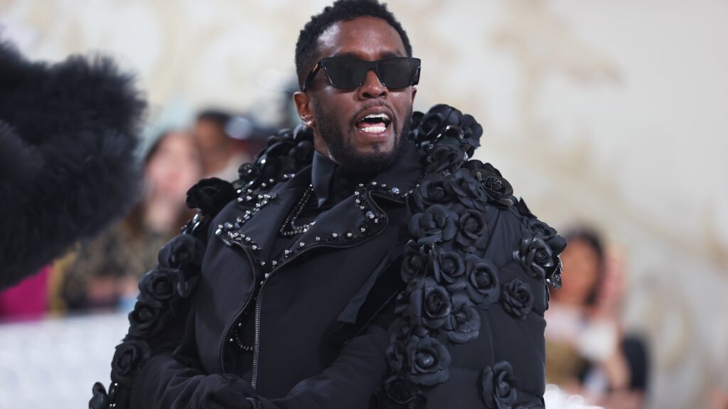 Sean 'Diddy' Combs at the 2023 Met Gala: Karl Lagerfeld: A Line of Beauty held at the Metropolitan Museum of Art on May 1, 2023 in New York, New York.