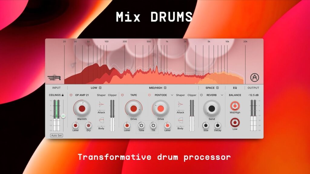 Arturia releases Mix DRUMS transformative drum processor