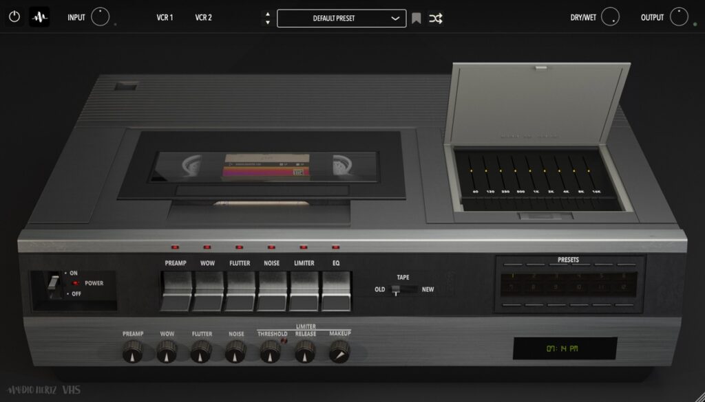Audio Hertz launches VHS Home Video Flavor Box effect plugin