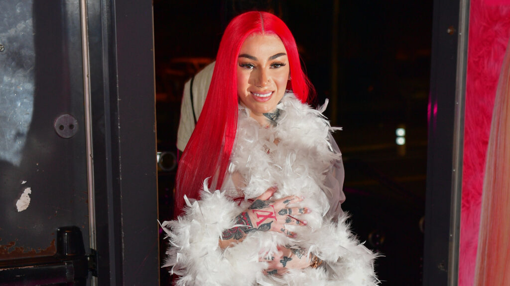 Bhad Bhabie attends Bhabie City Hosted By Bhad Bhabie at Magic City on March 27, 2025 in Atlanta, Georgia.