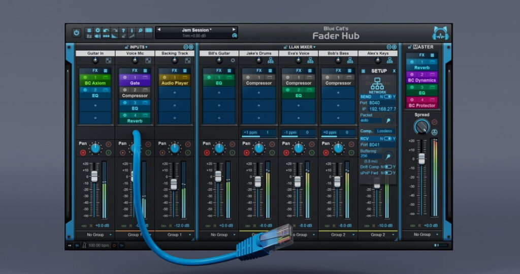Blue Cat Audio updates Fader Hub network mixing console to v1.2 Blue Cat Audio updates Fader Hub network mixing console to v1.2