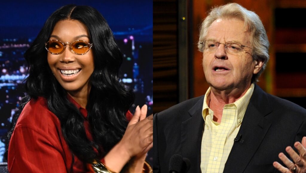 Brandy and Jerry Springer
